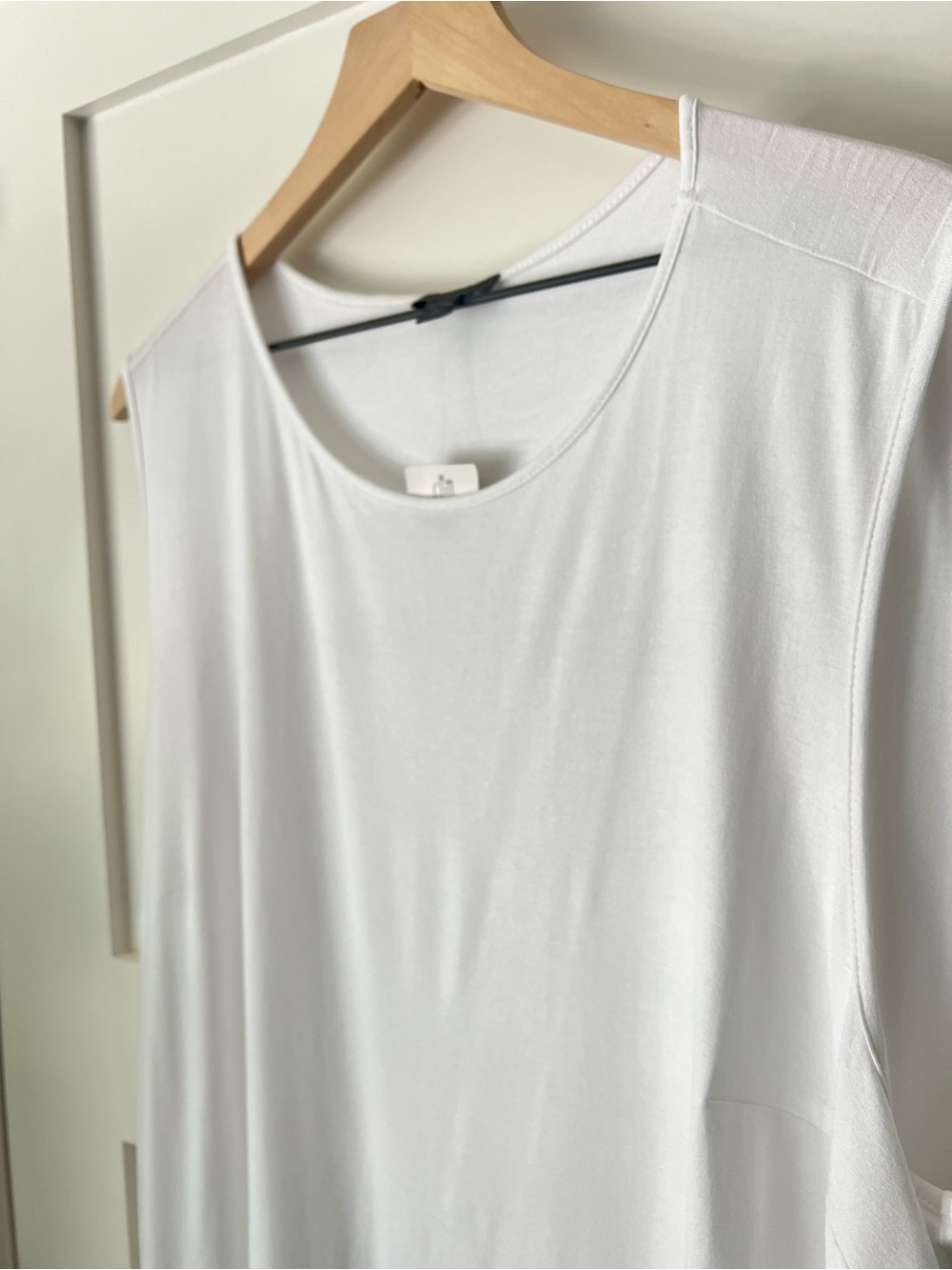 NWT J.Jill White Sleeveless Tunic Top 3X Plus Size Rayon Stretch Lightweight